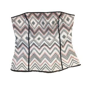 WHBM strapless sexy corset bustier top